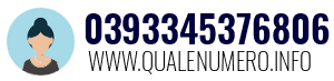 Numero di telefono 0393345376806 0393345376806