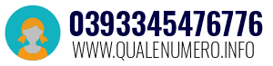 Numero di telefono 0393345476776 0393345476776