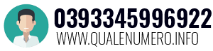 Numero di telefono 0393345996922 0393345996922