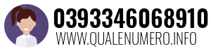 Numero di telefono 0393346068910 0393346068910