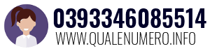 Numero di telefono 0393346085514 0393346085514