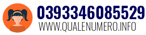 Numero di telefono 0393346085529 0393346085529