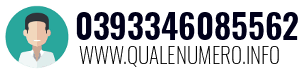 Numero di telefono 0393346085562 0393346085562