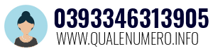 Numero di telefono 0393346313905 0393346313905