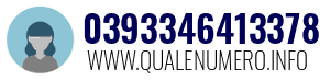 Numero di telefono 0393346413378 0393346413378