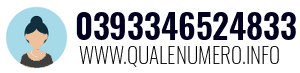 Numero di telefono 0393346524833 0393346524833