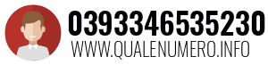 Numero di telefono 0393346535230 0393346535230