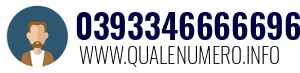 Numero di telefono 0393346666696 0393346666696