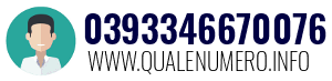 Numero di telefono 0393346670076 0393346670076