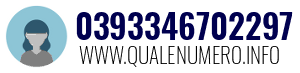 Numero di telefono 0393346702297 0393346702297