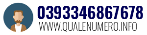 Numero di telefono 0393346867678 0393346867678