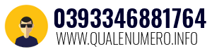 Numero di telefono 0393346881764 0393346881764