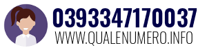 Numero di telefono 0393347170037 0393347170037