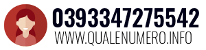 Numero di telefono 0393347275542 0393347275542