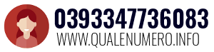 Numero di telefono 0393347736083 0393347736083