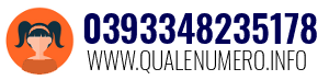 Numero di telefono 0393348235178 0393348235178