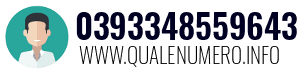Numero di telefono 0393348559643 0393348559643