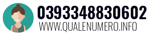 Numero di telefono 0393348830602 0393348830602