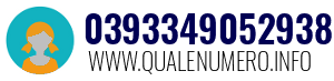 Numero di telefono 0393349052938 0393349052938