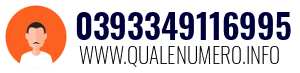 Numero di telefono 0393349116995 0393349116995