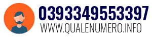 Numero di telefono 0393349553397 0393349553397