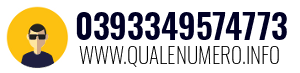 Numero di telefono 0393349574773 0393349574773