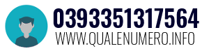 Numero di telefono 0393351317564 0393351317564
