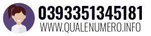 Numero di telefono 0393351345181 0393351345181