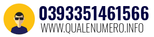Numero di telefono 0393351461566 0393351461566