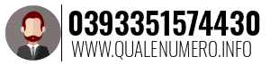 Numero di telefono 0393351574430 0393351574430