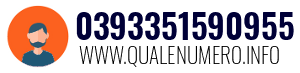 Numero di telefono 0393351590955 0393351590955