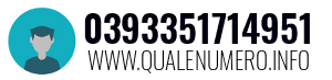 Numero di telefono 0393351714951 0393351714951
