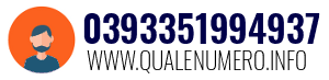 Numero di telefono 0393351994937 0393351994937