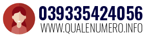 Numero di telefono 039335424056 039335424056