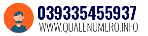 Numero di telefono 039335455937 039335455937