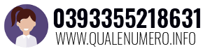 Numero di telefono 0393355218631 0393355218631