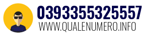 Numero di telefono 0393355325557 0393355325557