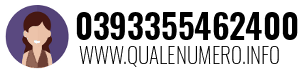 Numero di telefono 0393355462400 0393355462400