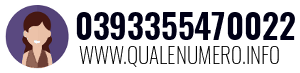 Numero di telefono 0393355470022 0393355470022