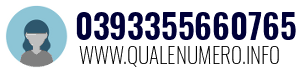 Numero di telefono 0393355660765 0393355660765