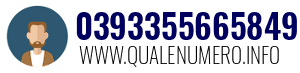 Numero di telefono 0393355665849 0393355665849