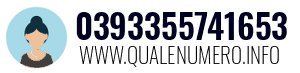 Numero di telefono 0393355741653 0393355741653
