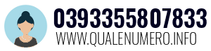 Numero di telefono 0393355807833 0393355807833