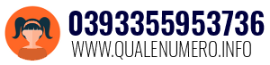 Numero di telefono 0393355953736 0393355953736