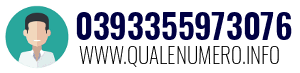 Numero di telefono 0393355973076 0393355973076