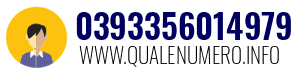 Numero di telefono 0393356014979 0393356014979