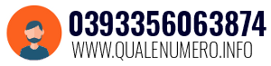 Numero di telefono 0393356063874 0393356063874