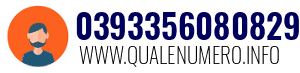 Numero di telefono 0393356080829 0393356080829