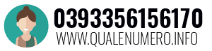 Numero di telefono 0393356156170 0393356156170