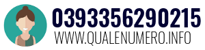Numero di telefono 0393356290215 0393356290215